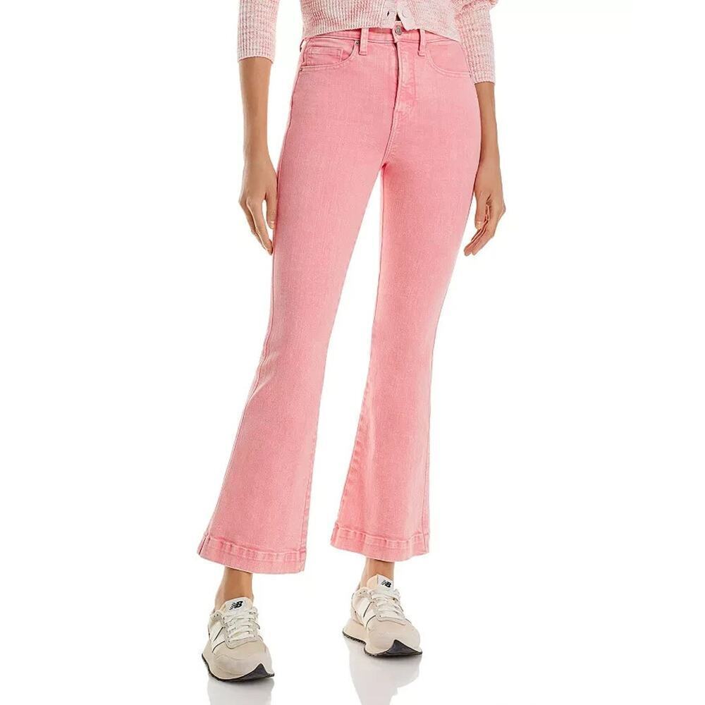 NWT Veronica Beard Carson High-Rise Ankle Flare Jeans Size 24 Peony #3C503